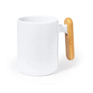 Tazza in Ceramica Personalizzata Mystral con Design in Bambù, Gadget Personalizzati - Product Image 1