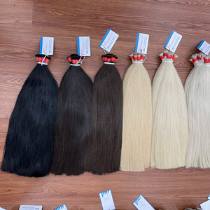 Extensions de cheveux humains 100% vietnamiens, haute qualité, cheveux en vrac, 30 pouces, cheveux naturels non traités, lisses - Product Image 5