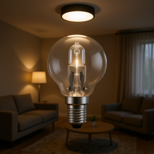 HALO SPHERE 42W 230V E14 Bombillas incandescentes de latón regulables Blanco cálido 2700K - Product Image 3