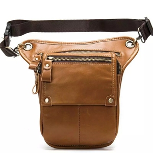 Productos de verano 2025, nueva tendencia, riñonera de piel de vaca impermeable, riñonera cruzada de cuero genuino para hombre - Product Image 6