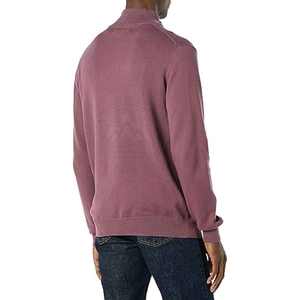 2025 recién llegado suéteres de lana de algodón con media cremallera para hombres último estilo de invierno transpirable y antiretráctil - Product Image 4