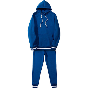 Ensemble de survêtement pour homme de style urbain contemporain, en molleton de coton 500 GSM, coupe ample, sweat-shirt et pantalon décontractés, OEM, étiquette privée - Product Image 5