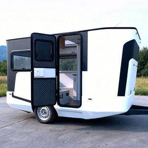 Nuevo Anuncio: Remolque Ligero para Campamento, Remolques de Viaje Pequeños con Cocina y Techo Panorámico para Acampar y Viajar - Product Image 3