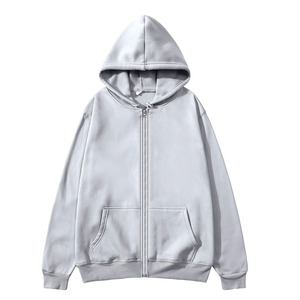 Jersey de color sólido en blanco con estilo grueso 500GSM Color rojo cálido ropa de invierno Sudadera con capucha de alta calificación personalizada impresa Jogging Wear Sudadera con capucha - Product Image 3