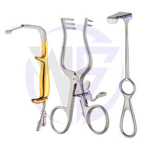 เครื่องมือทางการแพทย์เครื่องมือดึงกลับสำหรับการผ่าตัดชุดทอง3ชิ้นเครื่องมือแบบแมนนวลทำจากสเตนเลส - Product Image 1