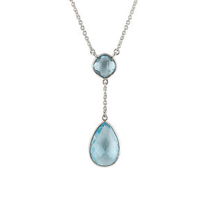 Wholesale pendant necklace 925 sterling silver rainbow moon gemstone pendant - Product Image 4