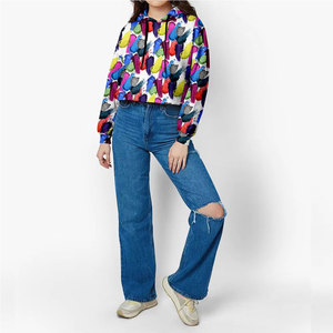 Windproof Factory Made Women <b>Crop</b> <b>Top</b> <b>Hoodies</b> Best Quality Cotton Made Women <b>Crop</b> <b>Top</b> <b>Hoodies</b> - Product Image 4