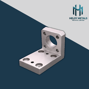 Support en L en aluminium usiné CNC de haute précision pour un montage haute résistance et un alignement précis dans l'automatisation industrielle - Product Image 1