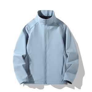 Hermosa cremallera Diseño Verano Otoño Ligero Resistente Chaqueta a prueba de agua Nylon Cortavientos Piel - Product Image 1