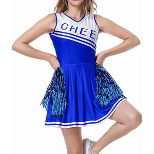 Ensemble d'uniformes de cheerleading pour filles, logo personnalisé imprimé, 100% polyester, séchage rapide |   Fabricant OEM |   Tenue de cheerleading pour les spectacles scolaires - Product Image 2