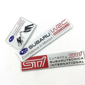 Prodotti di vendita calda in alluminio stampa di adesivi con Logo per la decorazione di auto <span class=keywords><strong>Subaru</strong></span> Wrc - Product Image 2