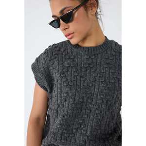 Pull pour femme gaufré - Product Image 5