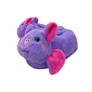 Chaussons antidérapants en peluche 3D pour femmes, bébés, filles, motif mignon et original, pour la maison - Product Image 1