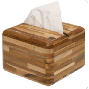 Boîte à serviettes en bois massif fabriquée à la main porte-mouchoirs boîte à serviettes écologique classique décoratif porte-serviettes de rangement la plus basse vente - Product Image 1
