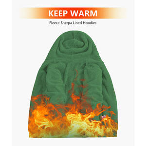 Sweat-shirts à capuche pour hommes en molleton 100 % coton, surdimensionnés, personnalisables par broderie et sérigraphie, vente en gros 2026 - Product Image 4