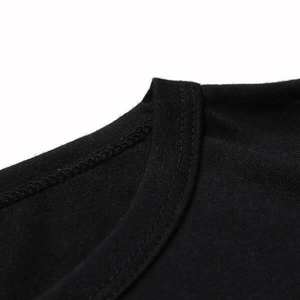 Mode hommes t-shirt Muscle Gym entraînement athlétique chemise coton t-shirt haut noir - Product Image 4