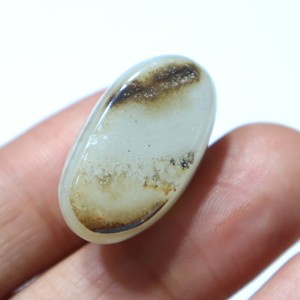 พลอยอาเกตธรรมชาติสีดำ ซูเลมาเนีย อัคีค ทรงหลังเบี้ย พลอยอาเกตลายเส้น พลอยอาเกตเรียบ ขายส่งจากผู้ผลิตสำหรับทำเครื่องประดับ - Product Image 3