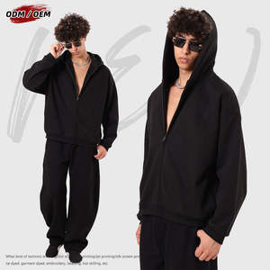 Sweatshirts à capuche unisexes en coton doux et élégants 300GSM Vêtements décontractés confortables et chauds Prix d'usine Vente en gros Fourniture personnalisée - Product Image 3