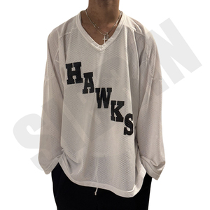 Maillots de hockey à roulettes personnalisés HAWKS-Maille sublimée Nom et numéro personnalisés Style Streetwear Tailles adultes/jeunes - Product Image 2