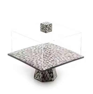 Présentoir de gâteau en nacre de qualité supérieure pour Ramadan Porte-dessert élégant fait à la main pour les occasions de l'Aïd - Product Image 6