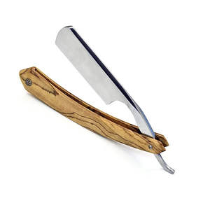 Professional Stainless <b>Straight</b> Single <b>Blade</b> Barber Shaving <b>Razor</b> With Wooden Handle With Custom Logo And Packing - Product Image 5