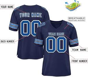 ชุดฟุตบอลสำหรับผู้ชายเยาวชนผู้ใหญ่ชุดฟุตบอลอเมริกันสั่งทำ - Product Image 1