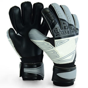 Nouveaux gants de gardien de but allemands en latex 4MM respirant antidérapant avec fermeture auto-agrippante de haute qualité pour l'entraînement au football, service OEM - Product Image 1