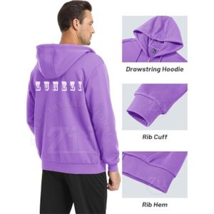 Sudadera con Capucha, 310 g/m², Estampado Personalizado, Bordado, Corte Regular para Hombre, Sudadera de Invierno, Diseño Propio, Suave, 100% Algodón, Forro Polar - Product Image 4