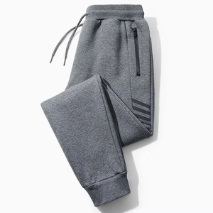 Pantalones de chándal en blanco ecológicos para hombre, pantalones de chándal holgados de alta calidad con bolsillos, pantalones de chándal personalizados para hombre - Product Image 6