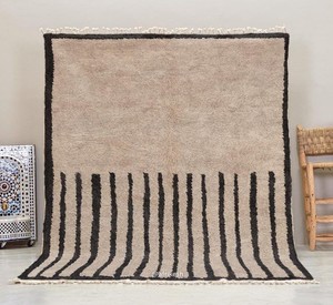 Authentique pour salon petit tapis berbère extérieur intérieur Beni ourain tapis berbère marocain tapis Beni Ourain - Product Image 6