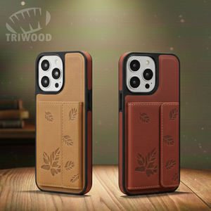 Étui de téléphone portefeuille fin de qualité supérieure avec fente pour carte amovible et support pour iPhone - Product Image 6