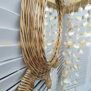 Espejos de ratán de primera calidad y decoración Bohemia hecha a mano: eleve su interior con elegancia natural - Product Image 3