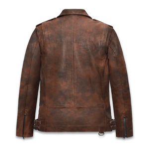 Chaquetas de Cuero Genuino de Moda de Lujo Personalizadas para Hombre, Chaqueta de Cuero Impermeable de Invierno para Hombre, Estilo Nuevo, Chaqueta de Cuero Elegante - Product Image 2