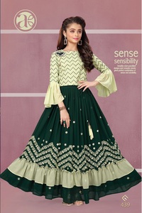 Georgette-ropa festiva de seda para niños, ropa de lujo, Lehenga Choli - Product Image 2