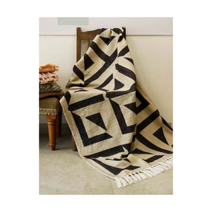 Jeté de lit en mélange de viscose de bambou léger, 60x80 pouces, tissage lisse, toucher doux, prêt à la vente au détail, idéal pour les acheteurs ayant besoin d'un envoi rapide - Product Image 3