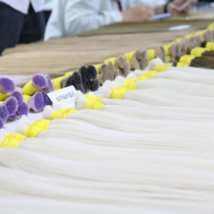 Extensiones de cabello humano vietnamita ondulado de alta calidad de 8 pulgadas-40 pulgadas, cutícula completa, cabello alineado, trama a granel - Product Image 6