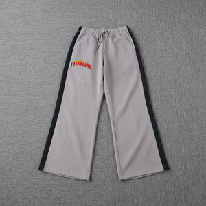 Pantalones Deportivos de Lona Personalizados OEM/ODM, Pantalones Deportivos Holgados para Hombre, Casuales de Invierno, Resistentes al Arrugas, con Logotipo Impreso DTF Personalizado, 100% - Product Image 4