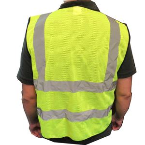 2024 gilet de sécurité noir personnalisé avec gilet de protection personnel réfléchissant multi-poches de haute qualité caractéristique de sécurité populaire - Product Image 2