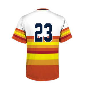 Maillot de baseball boutonné personnalisé en gros vêtements de sport respirants en taille plus sublimé à Sialkot - Product Image 4