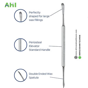 Instrument dentaire en acier inoxydable de spatule de sculpteur de cire dentaire à Double extrémité de qualité supérieure pour la sculpture de modélisation de cire de précision - Product Image 3