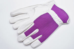 ถุงมือหนัง3D ระบายอากาศได้ดีถุงมือทำสวนหนังกลับตาข่ายช่วยปกป้องความปลอดภัยและทำงานกลางแจ้ง - Product Image 4