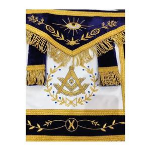 Tablier de Grand Maître Maçonnique avec Col et Poignets - Product Image 3