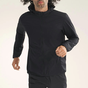 Chaqueta cortavientos impermeable Premium para hombre, chaqueta transpirable, ropa deportiva ligera avanzada, chaqueta impermeable con logotipo personalizado - Product Image 1