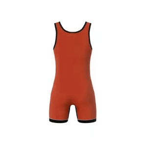 Maillots de lutte sans bretelles pour hommes professionnels, fermeture à pression, polyester/spandex respirant, haute performance, personnalisables pour l'entraînement - Product Image 4