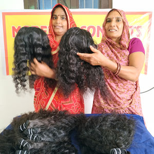 Venta al por mayor de cabello indio camboyano, cutícula alineada, sin enredos, trama de genio natural, paquetes ondulados, onda profunda de un donante sin procesar - Product Image 6