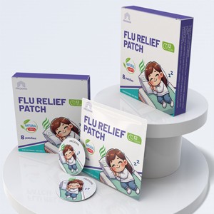 แพทช์ไข้หวัดไอระเหยแผ่นน้ำมันหอมระเหยเมนทอลกับน้ำมันหอมระเหยสมุนไพร - Product Image 4