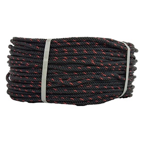 Cuerda de Pesca Negra y Roja de Alta Resistencia y Tenacidad, Resistente a la Abrasión, 9 mm, 220 m, Polietileno, 4 Hilos Trenzados, para Agricultura - Product Image 3