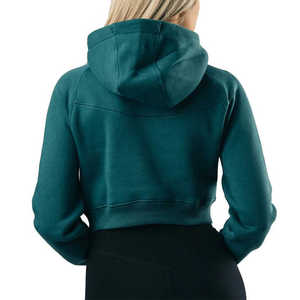 Venta al por mayor logotipo personalizado de lujo sudaderas con capucha de las mujeres de alta calidad pulóver diseñador de peso pesado Sudadera con capucha de gran tamaño - Product Image 5