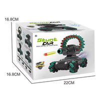 Véhicule blindé RC EPT 1:16 avec lanceur de balles souples, pulvérisation de vapeur d'eau, voiture de drift 14 canaux, jouet pour enfants, cadeau pour garçons