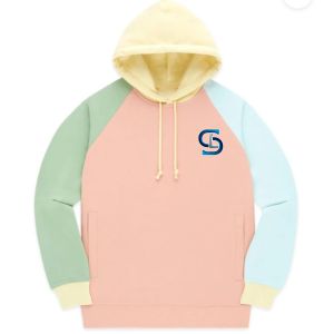 เสื้อฮู้ดสวมหัวมีฮู้ดแขนเสื้อสีดำ80 2025ปีทำจากผ้าฝ้ายโพลี20 - Product Image 1